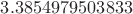 ${3.3854979503833}$