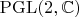 $\mathrm{PGL}(2,\mathbb C)$