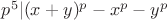 $p^5 | (x+y)^p-x^p-y^p$