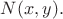 $N(x,y).$