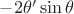 $-2\theta'\sin\theta$