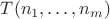 $T(n_1,\ldots,n_m)$