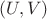 $(U, V)$