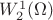 $W^1_2(\Omega)$