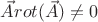 $\vec{A}rot(\vec {A})\ne0$