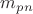 $m_{pn}$