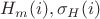 $H_m(i),\sigma_H(i)$