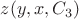 $z(y,x, C_3)$