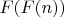 $F(F(n))$