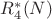 $R_4^{*}(N)$