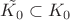 $ \tilde{K_0} \subset  K_0$