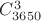 $C^3_{3650}$
