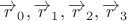 $\overrightarrow{r}_0,\overrightarrow{r}_1,\overrightarrow{r}_2,\overrightarrow{r}_3$ $\overrightarrow{r}_0,\overrightarrow{r}_1,\overrightarrow{r}_2,\overrightarrow{r}_3$