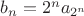 $b_n=2^na_{2^n}$