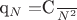 q_{N} = $\frac{C}{N^2}$