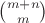${m+n \choose m}$