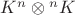 $K^n \otimes {}^n K$ $K^n \otimes {}^n K$