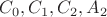 $C_0,C_1,C_2,A_2$