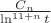 $\frac{C_n}{\ln^{11+n} t}$ $\frac{C_n}{\ln^{11+n} t}$
