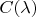$C(\lambda)$