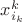 $x^{k}_{i_k}$