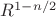 $R^{1-n/2}$