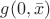 $g(0,\bar{x})$