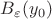 $B_{\varepsilon}(y_0)$ $B_{\varepsilon}(y_0)$