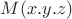 $M(x.y.z)$
