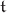 $\mathfrak t$