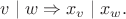 $v \mid w \Rightarrow x_v \mid x_w.$