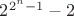 $2^{2^n-1}-2$