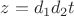 $z=d_1d_2t$