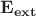 $\mathbf{E_{ext}}$