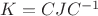 $K=CJC^{-1}$