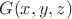 $G(x,y,z)$