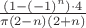 $ \frac{ (1 - (-1)^n) \cdot 4 }{\pi (2 - n) (2 + n)} $