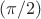 $(\pi/2)$