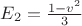 $E_2 = \frac{1-v^2}{3}$