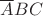 $\overline{A}BC$
