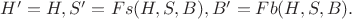 $
H' = H,
S' = Fs(H, S, B),
B' = Fb(H, S, B).
$