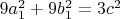 $9a_1^2+9b_1^2=3c^2$
