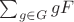 $\sum_{g \in G} gF$