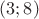 $(3;8)$
