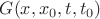 $G(x,x_0,t,t_0)$