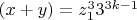 $(x+y)=z_1^33^{3k-1}$
