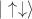 $|\uparrow\downarrow\rangle$
