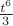 $\frac{t^6}{3}$
