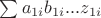 $\sum a_{1i}b_{1i}...z_{1i}$