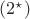 $(2^\star)$